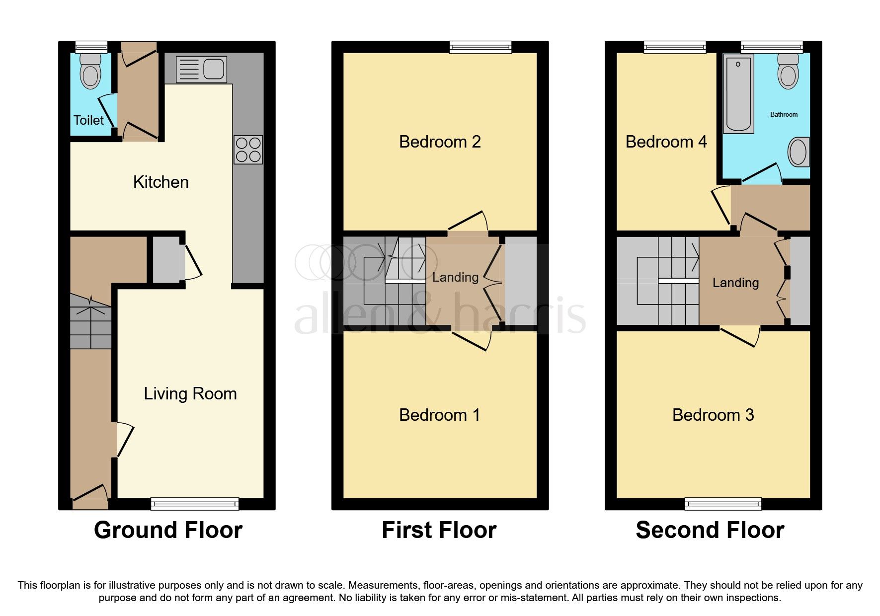4 bed terraced house for sale in Heddfaen North, Pentwyn, Cardiff CF23