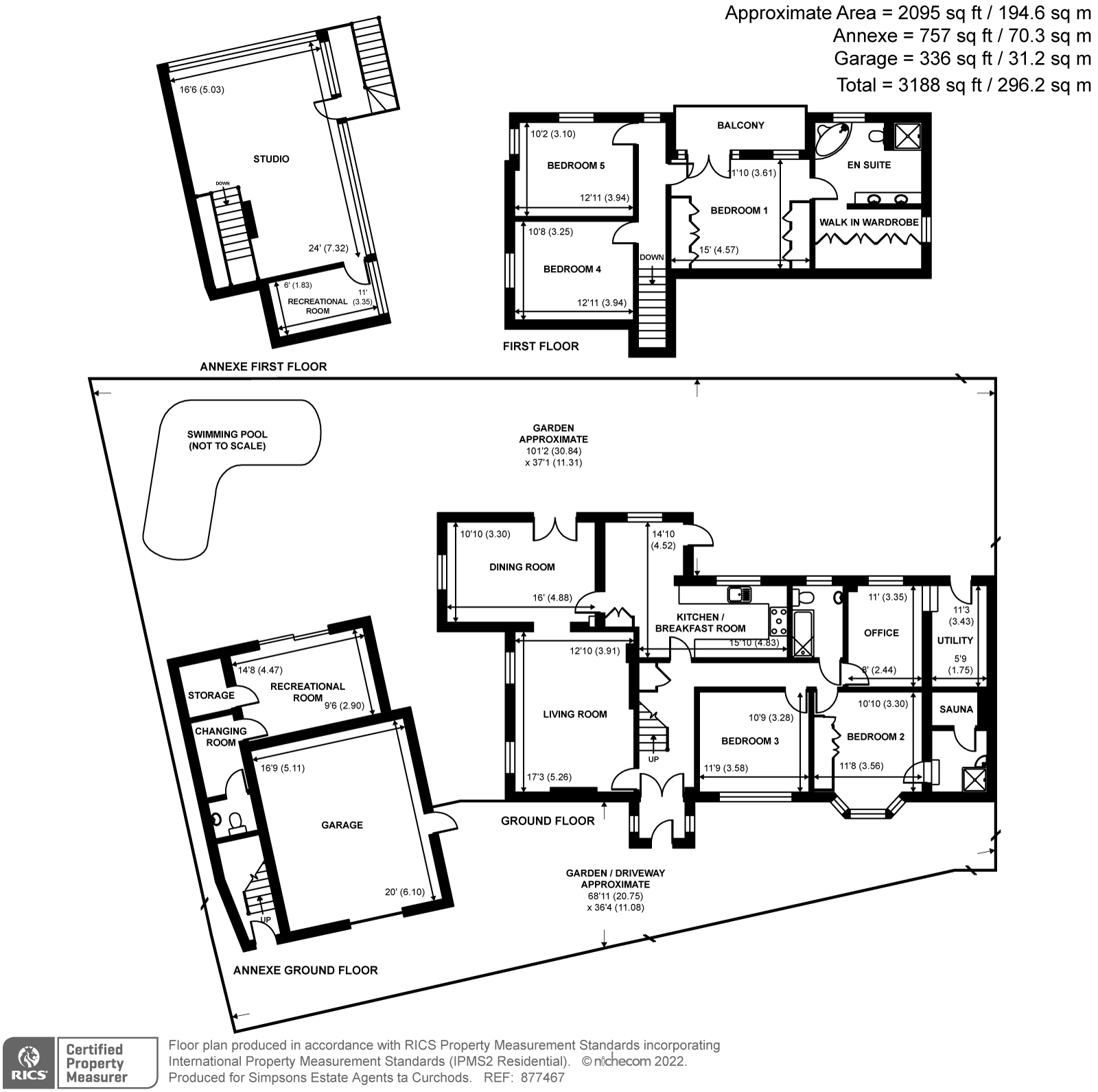 5 bed detached house for sale in The Crescent, Shepperton TW17 Zoopla
