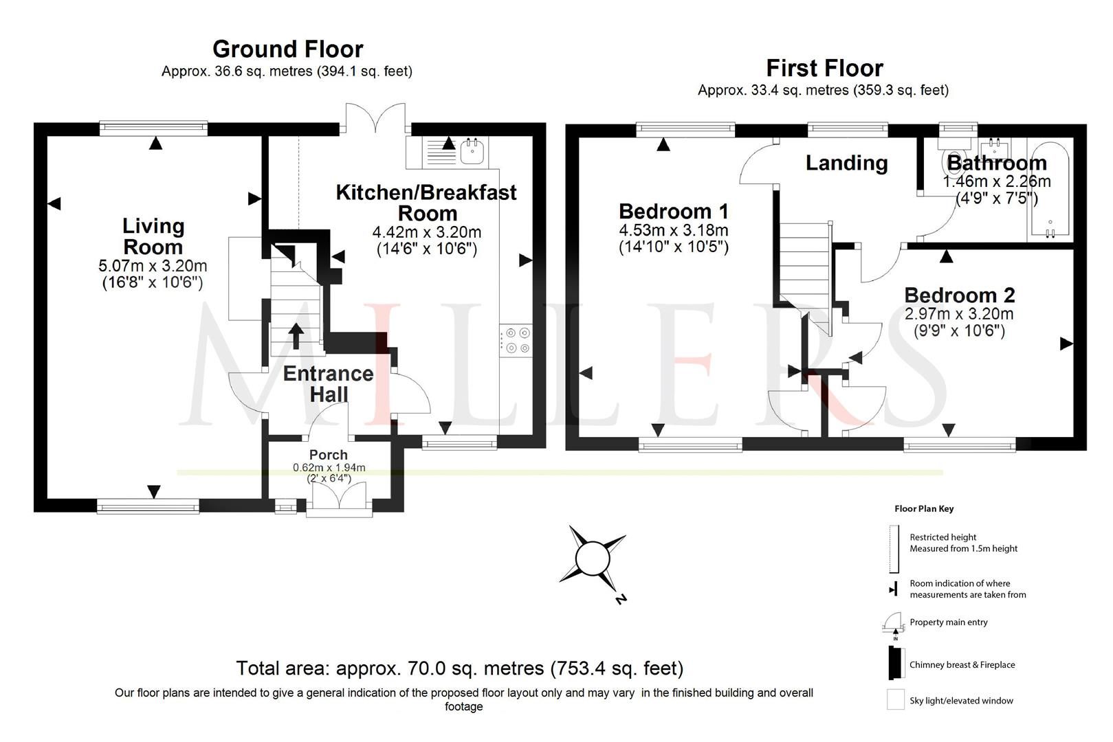 2 bed semidetached house for sale in Beaconfield Way, Epping CM16 Zoopla
