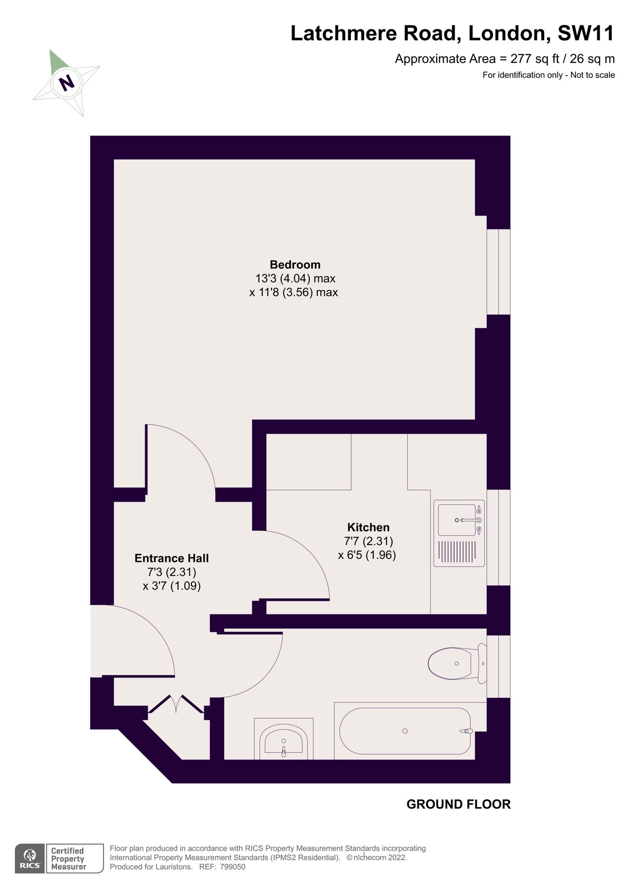 Studio for sale in Stevenson House, 28 Latchmere Road, Battersea SW11
