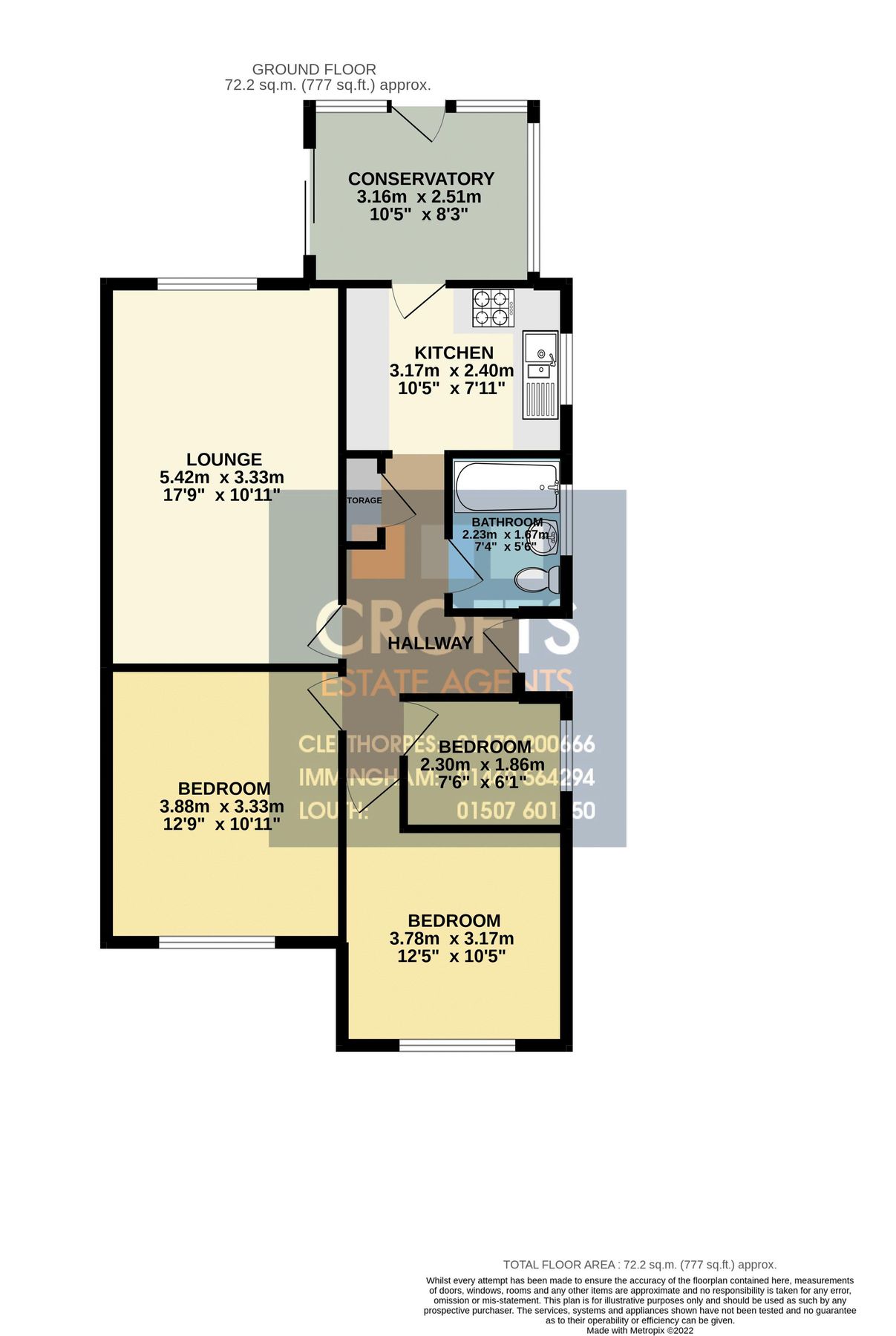 3 bed semidetached bungalow for sale in Worlaby Road, Scartho, Grimsby
