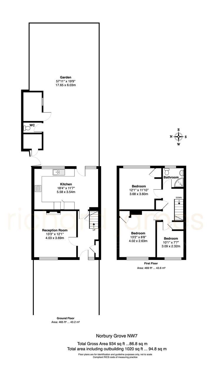 3 bed terraced house for sale in Norbury Grove, London NW7 Zoopla