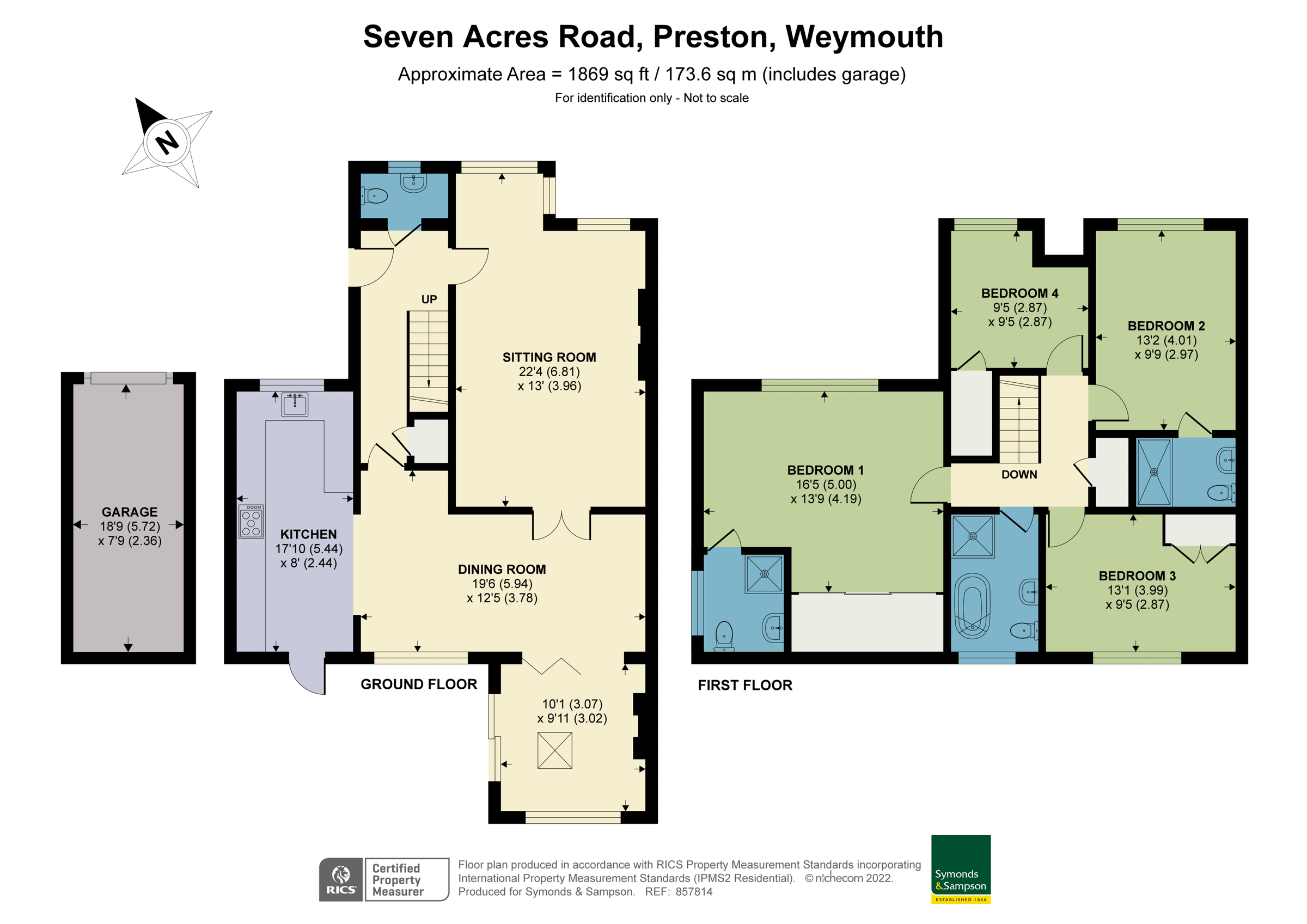 4 bed detached house for sale in Seven Acres Road, Preston, Weymouth