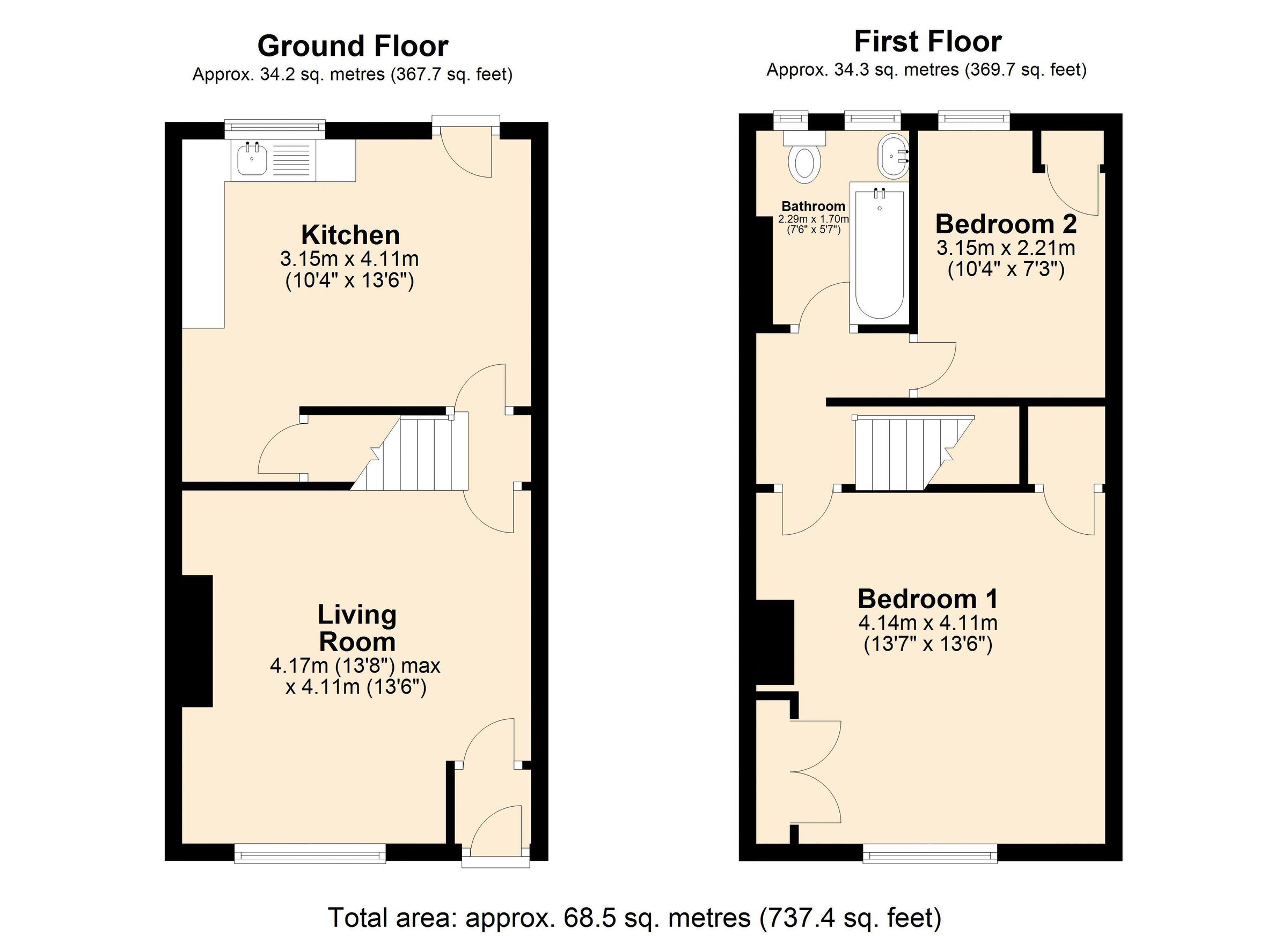 2 bed terraced house for sale in Highfield Street, Darwen BB3 Zoopla