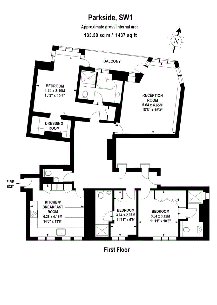 3 bed flat to rent in Parkside, Knightsbridge, London SW1X Zoopla