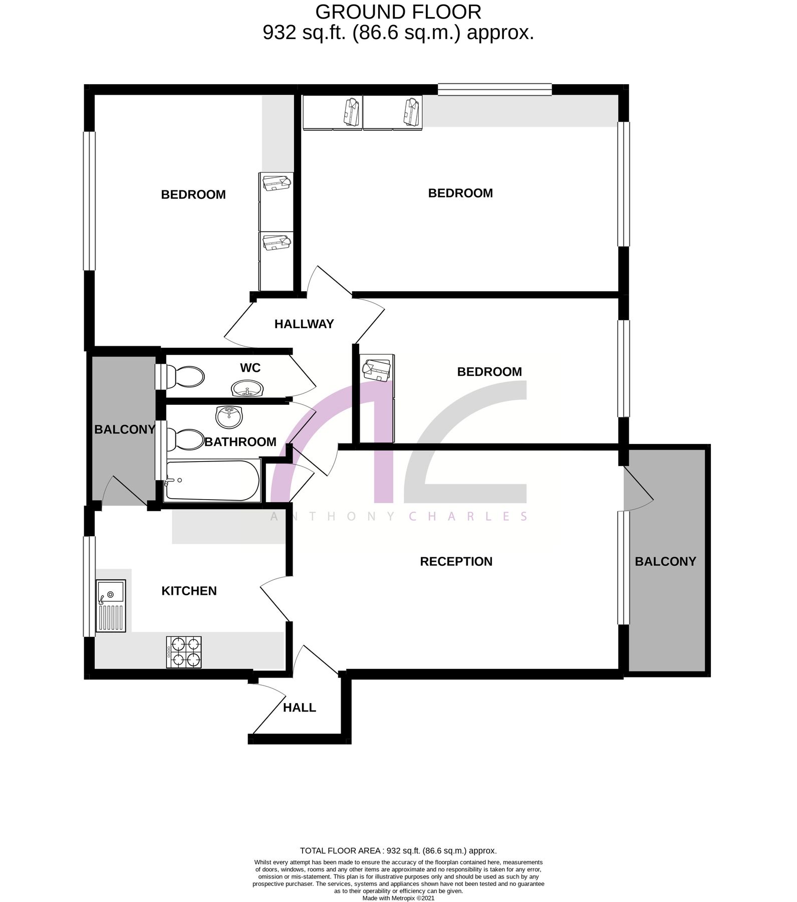 3 bed flat to rent in Hertford Court, Green Lanes N13 Zoopla