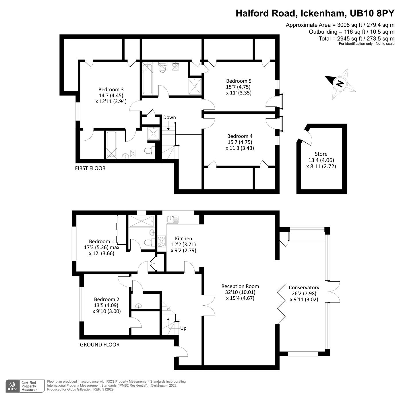 5 bed detached house for sale in Halford Road, Ickenham, Middlesex UB10