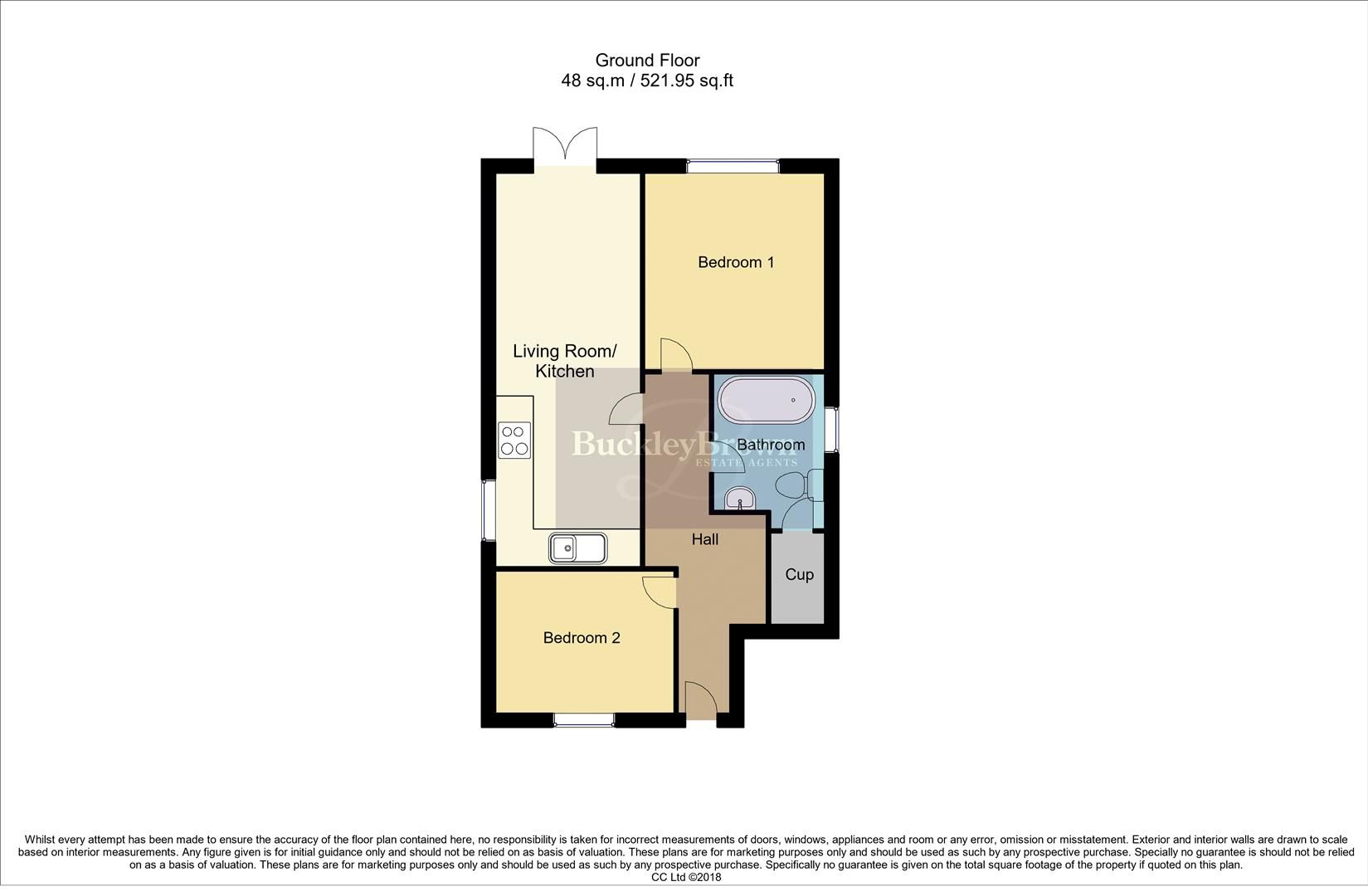 2 bed flat for sale in Springfield Avenue, Shirebrook, Mansfield NG20