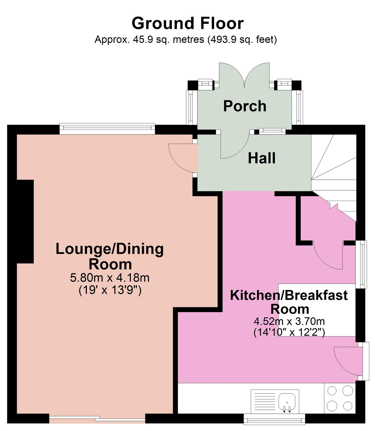 3 bed semidetached house for sale in Selby Close, Chessington, Surrey