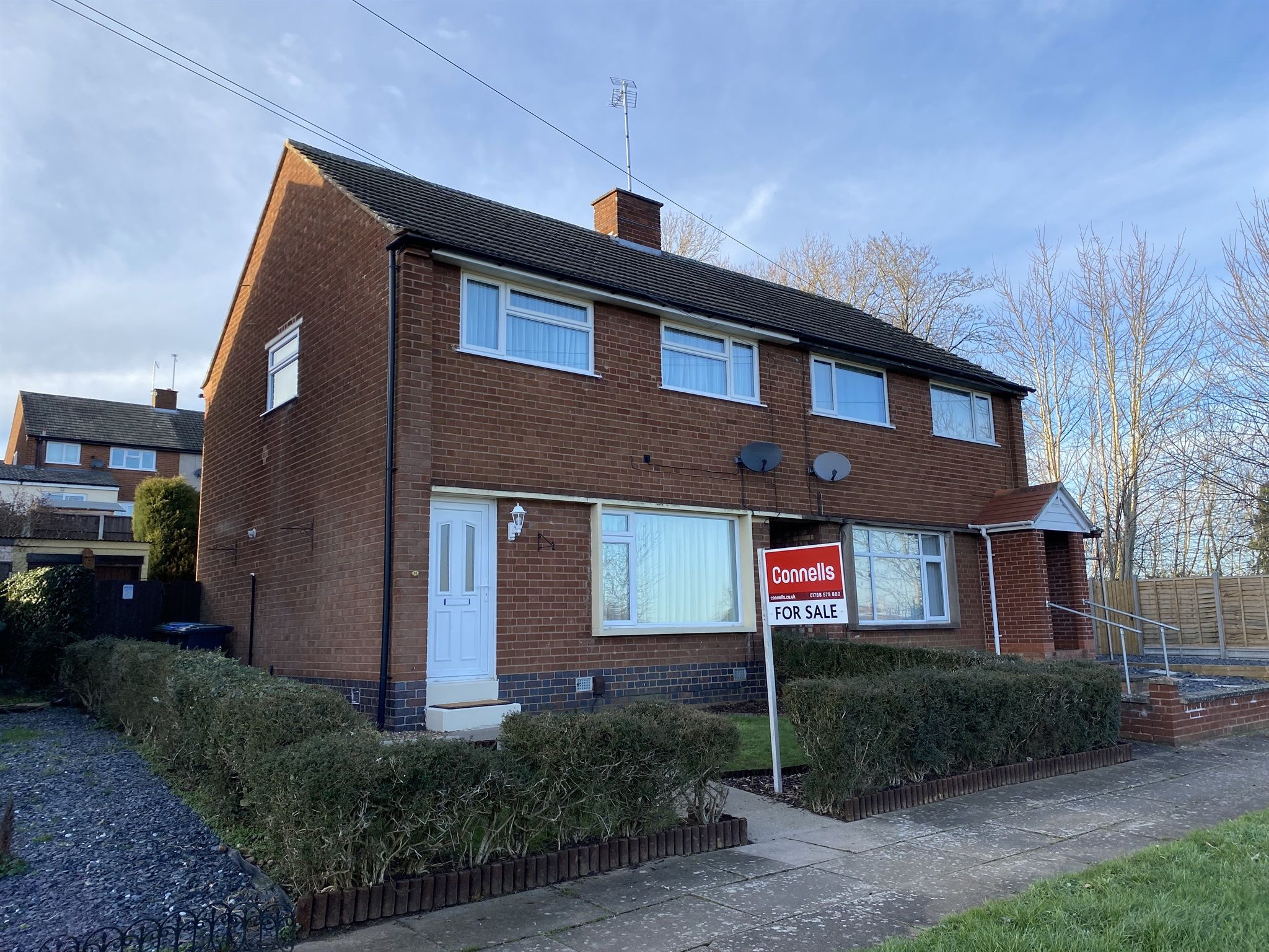 3 bed semidetached house for sale in Jenkins Road, Hillmorton, Rugby
