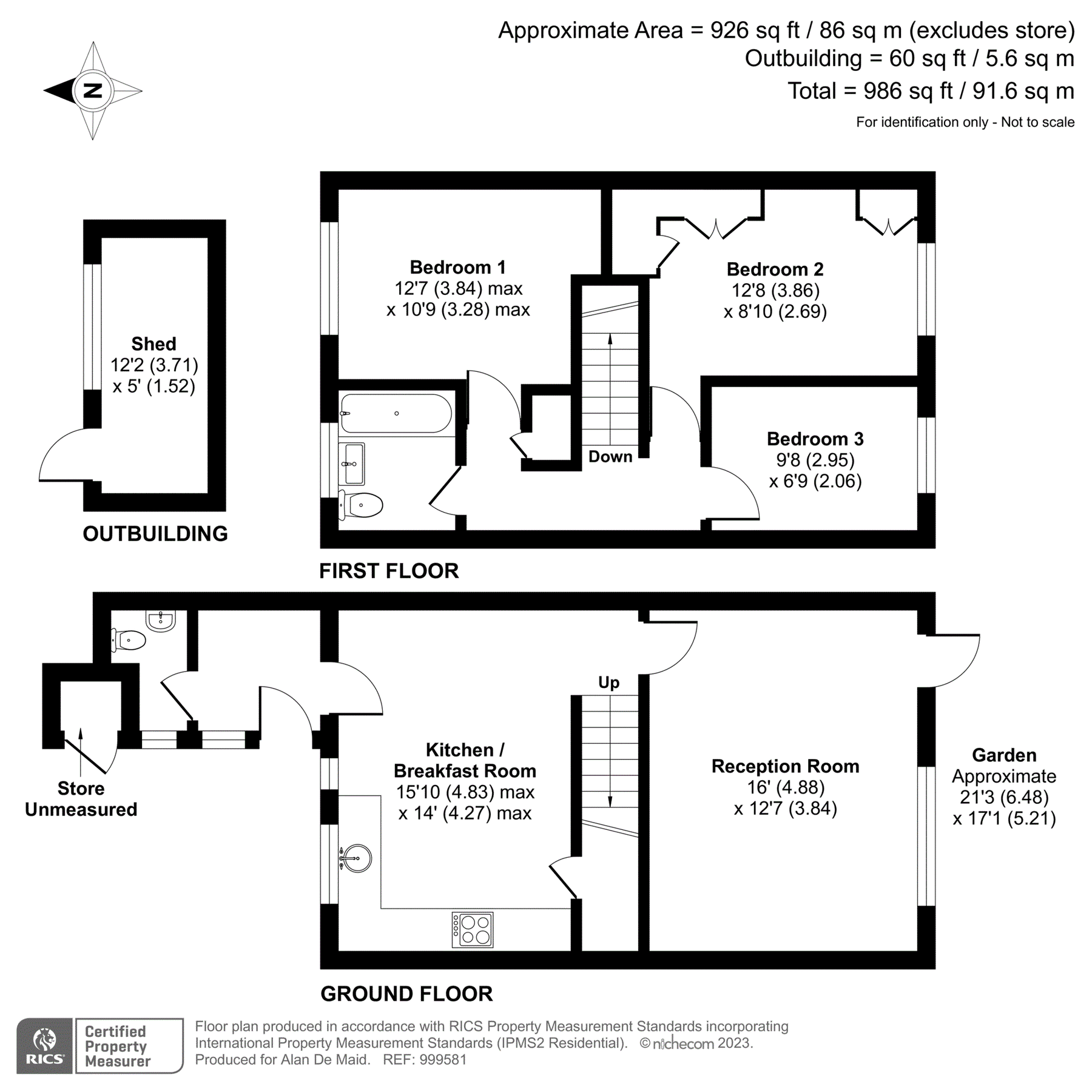 3 bed terraced house for sale in Cowden Road, Orpington BR6 Zoopla