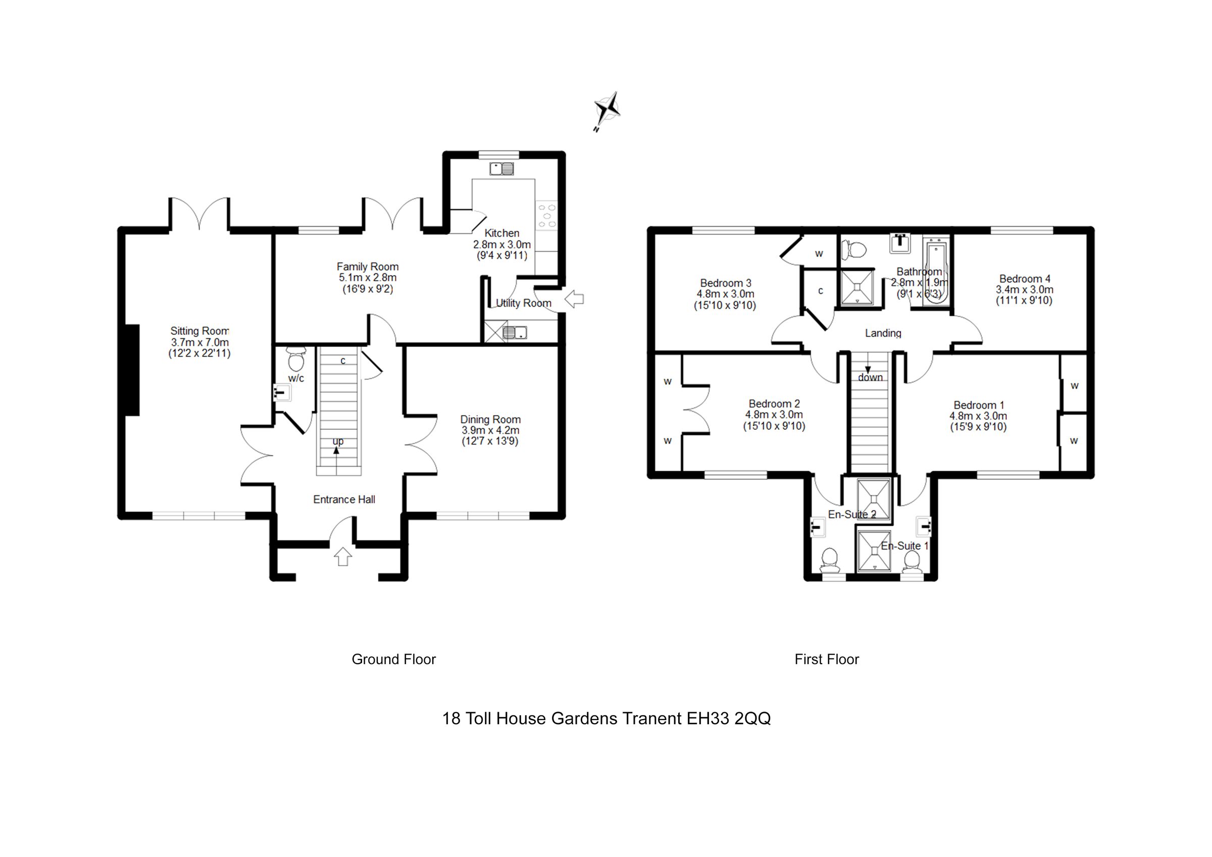 4 bed detached house for sale in 18 Toll House Gardens, Tranent EH33