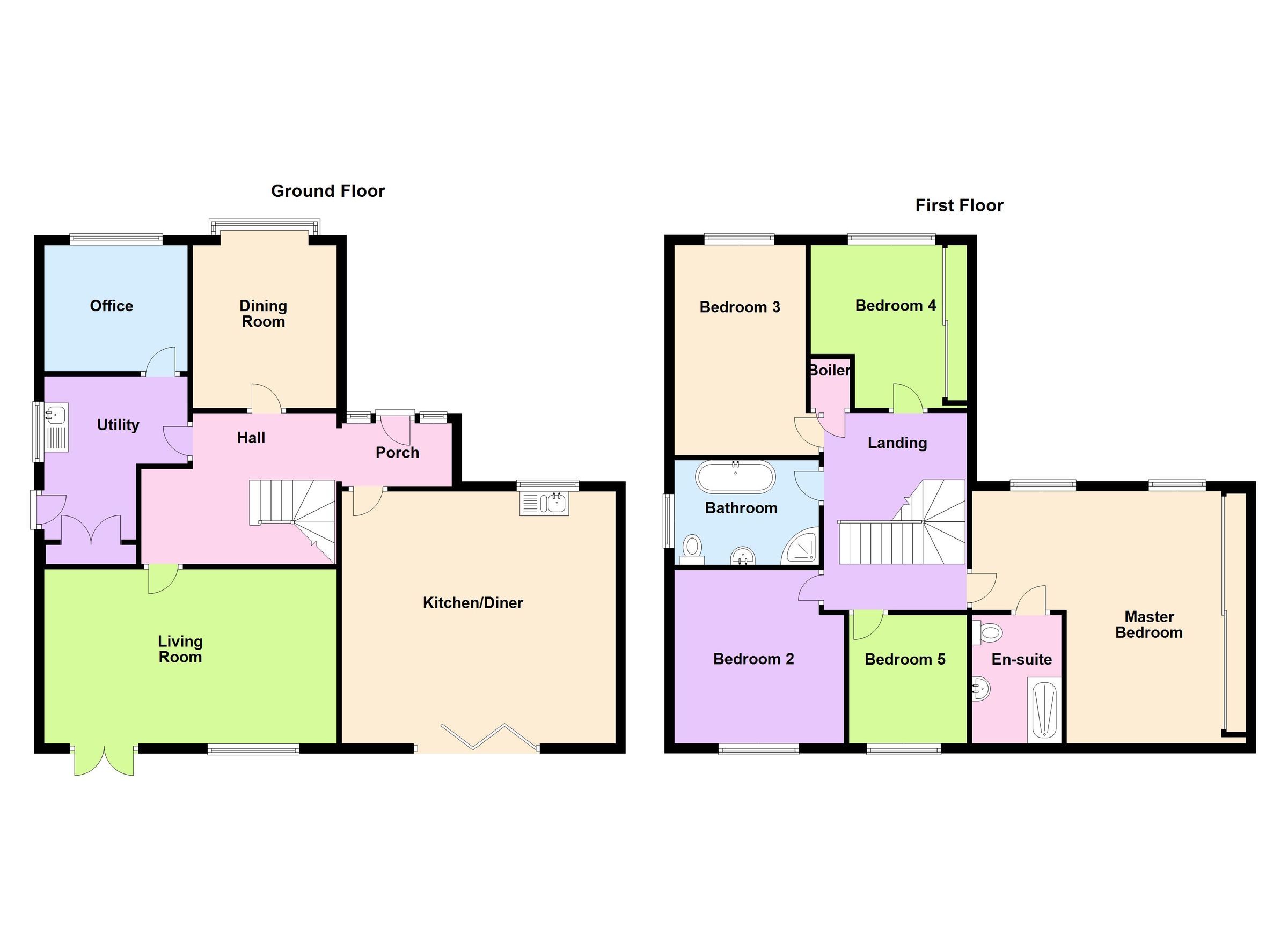 5 bed detached house for sale in Cranfleet Way, Long Eaton, Nottingham
