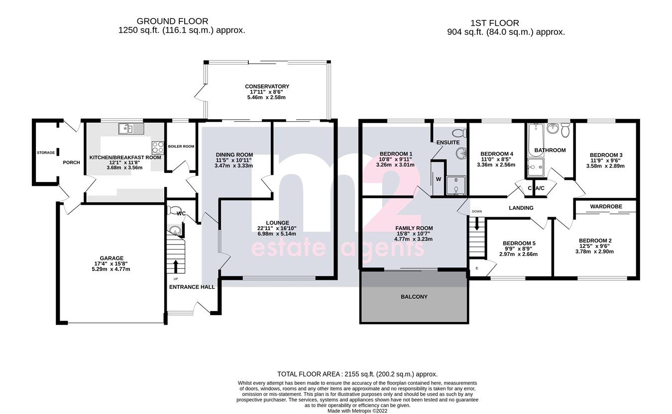 5 bed detached house for sale in Llanwenarth Road, Govilon, Abergavenny