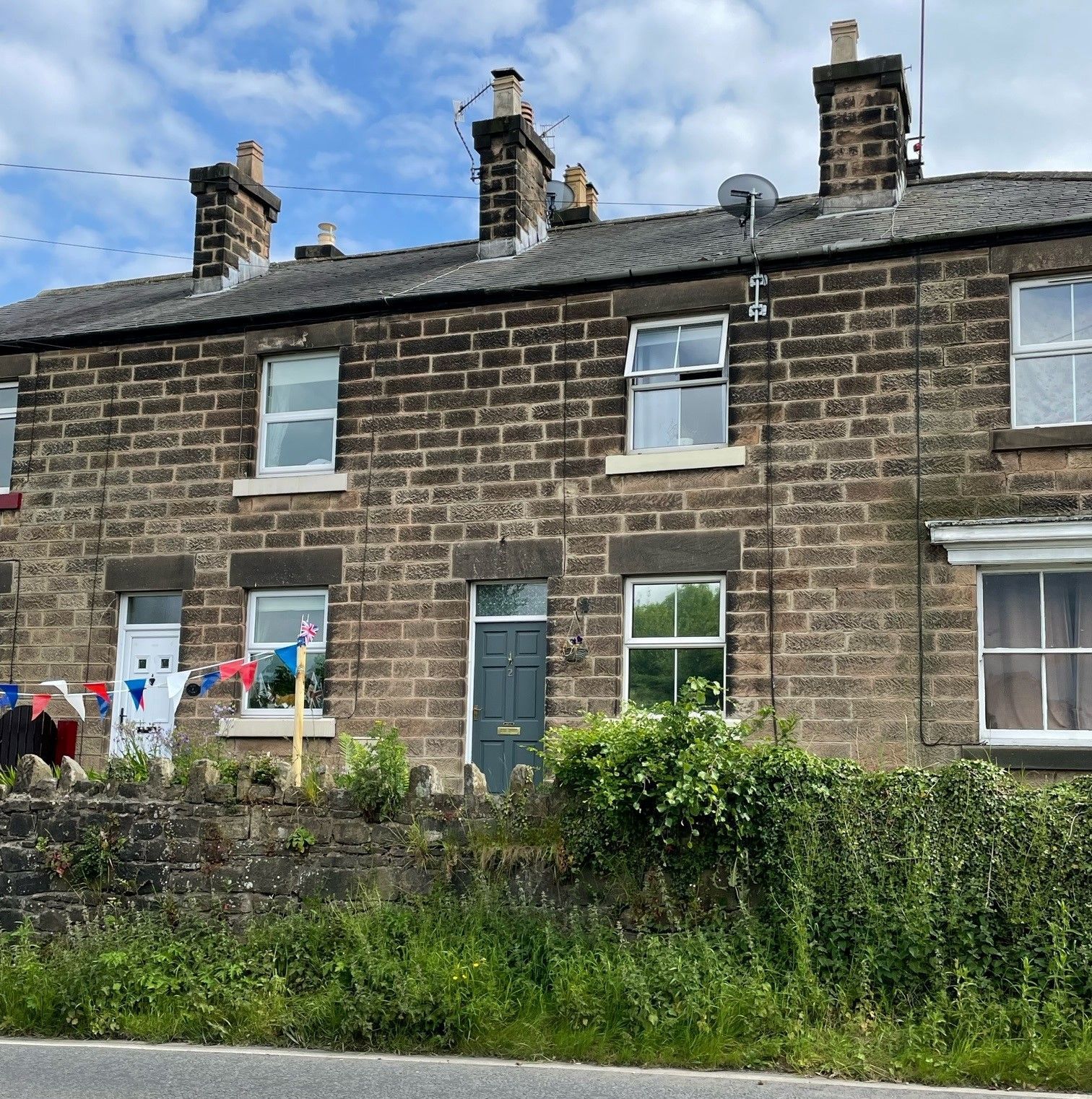 2 bed terraced house for sale in Cliff Terrace, The Cliff, Tansley