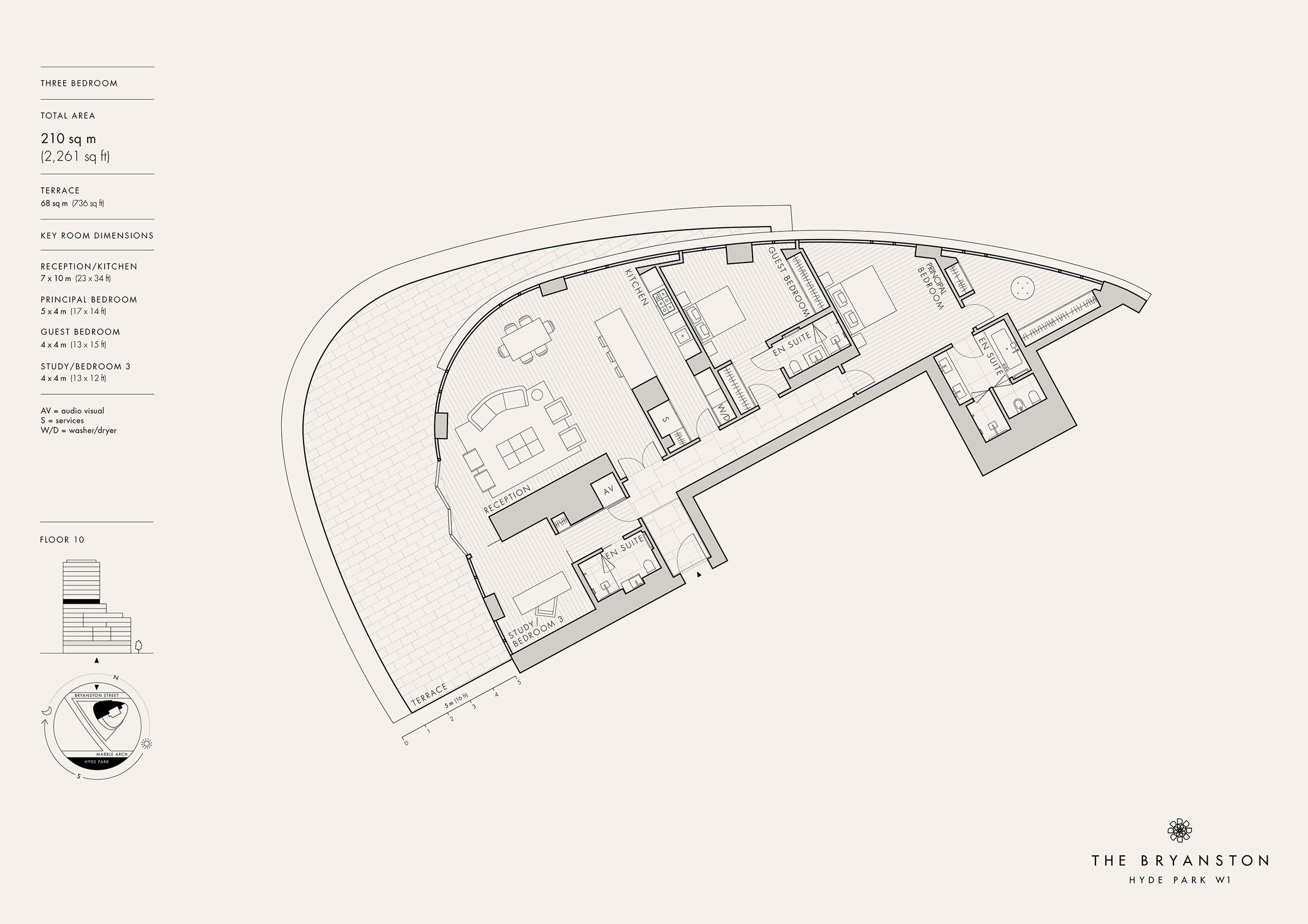 3 bed flat to rent in The Bryanston Street, Marble Arch W1H Zoopla