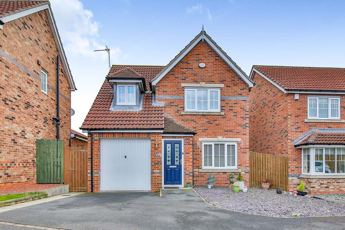 3 bed detached house for sale in Village Gate, Howden Le Wear, Crook