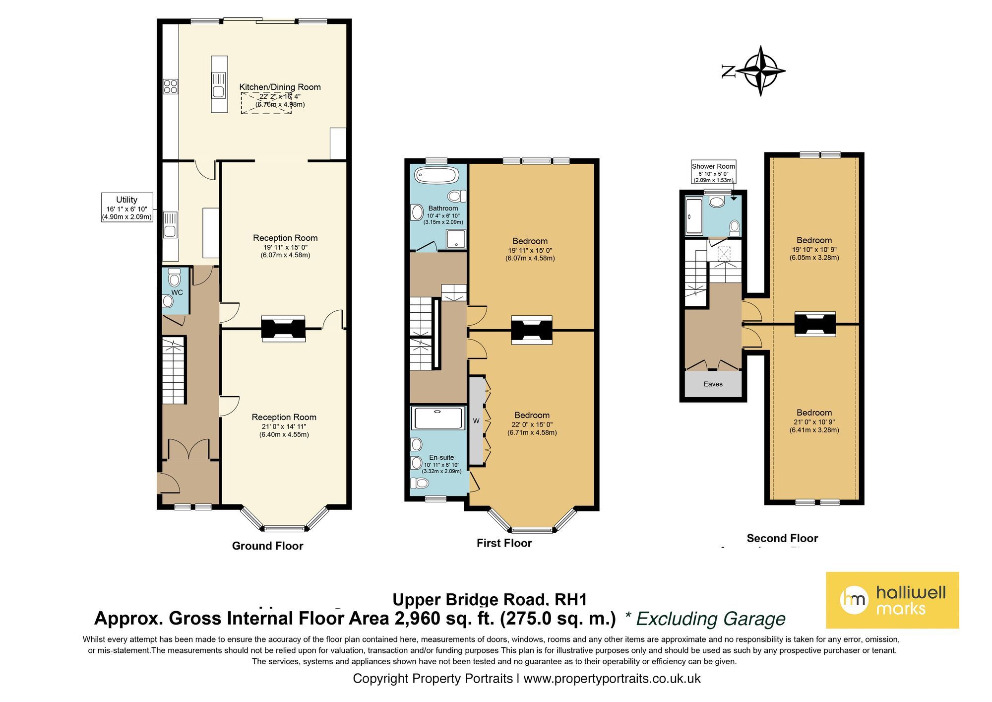 4 bed semidetached house for sale in Upper Bridge Road, Redhill RH1