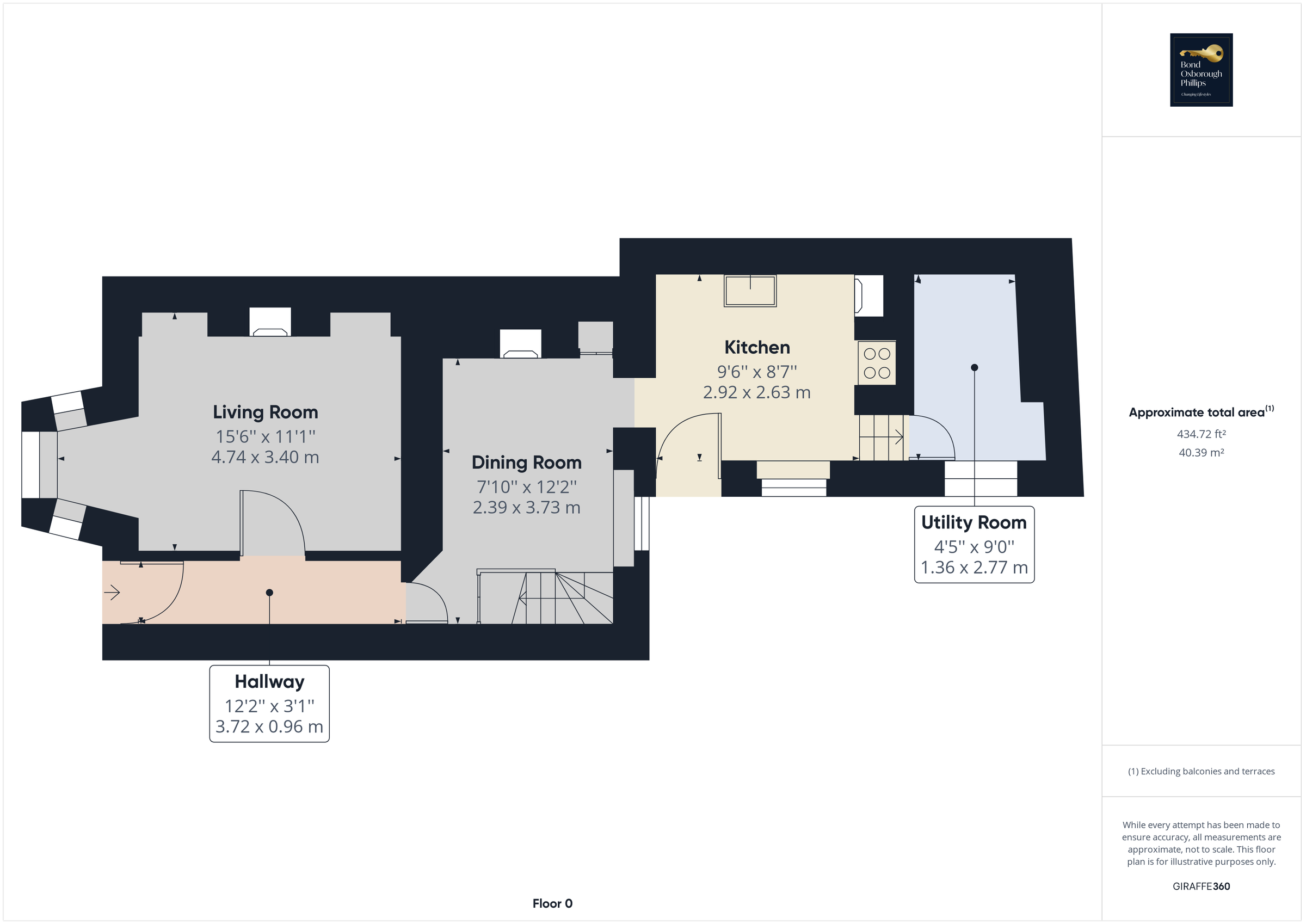 2 bed terraced house for sale in Whiterock Terrace, Wadebridge PL27