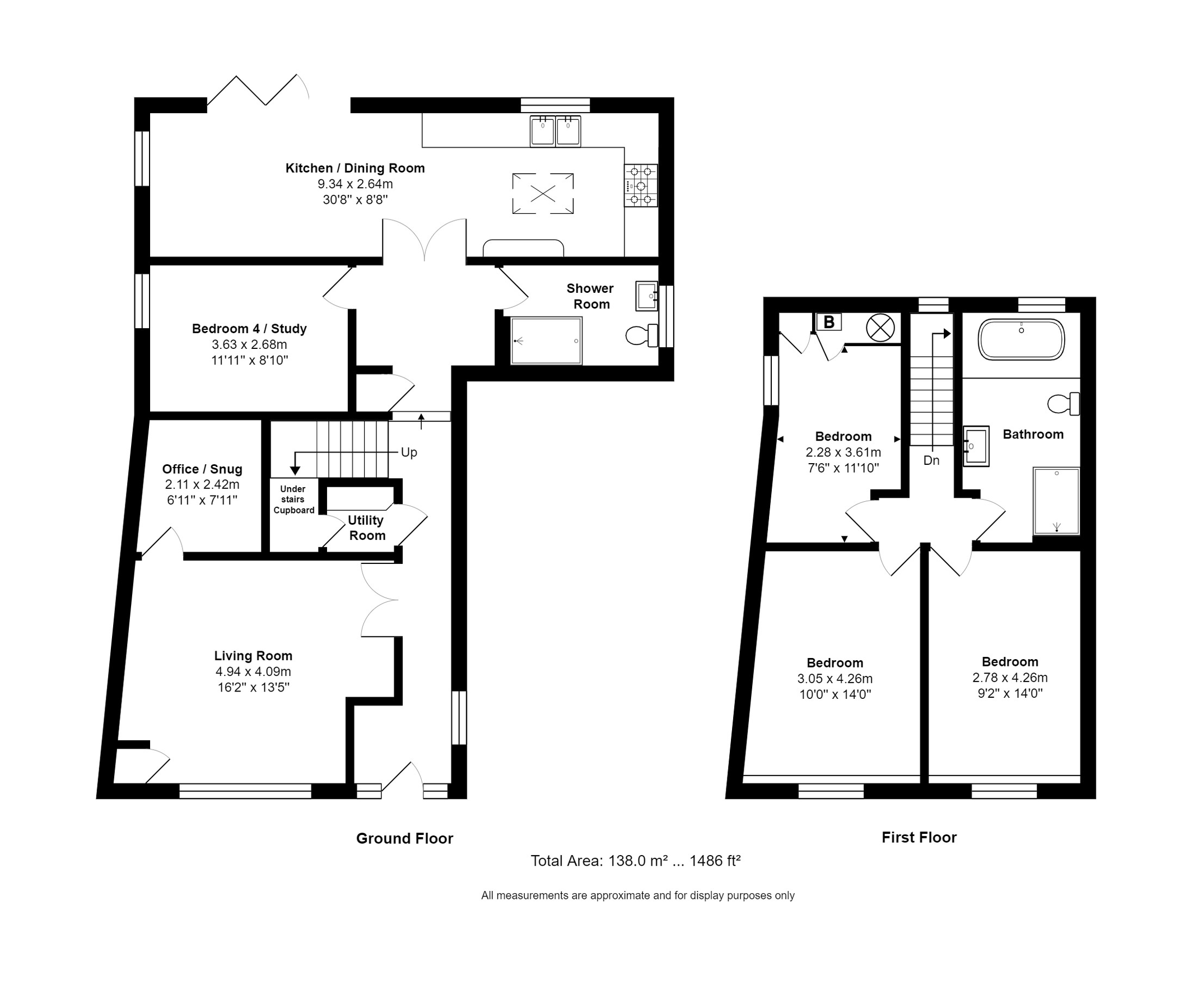 4 bed end terrace house to rent in Upper Common, Kington Langley