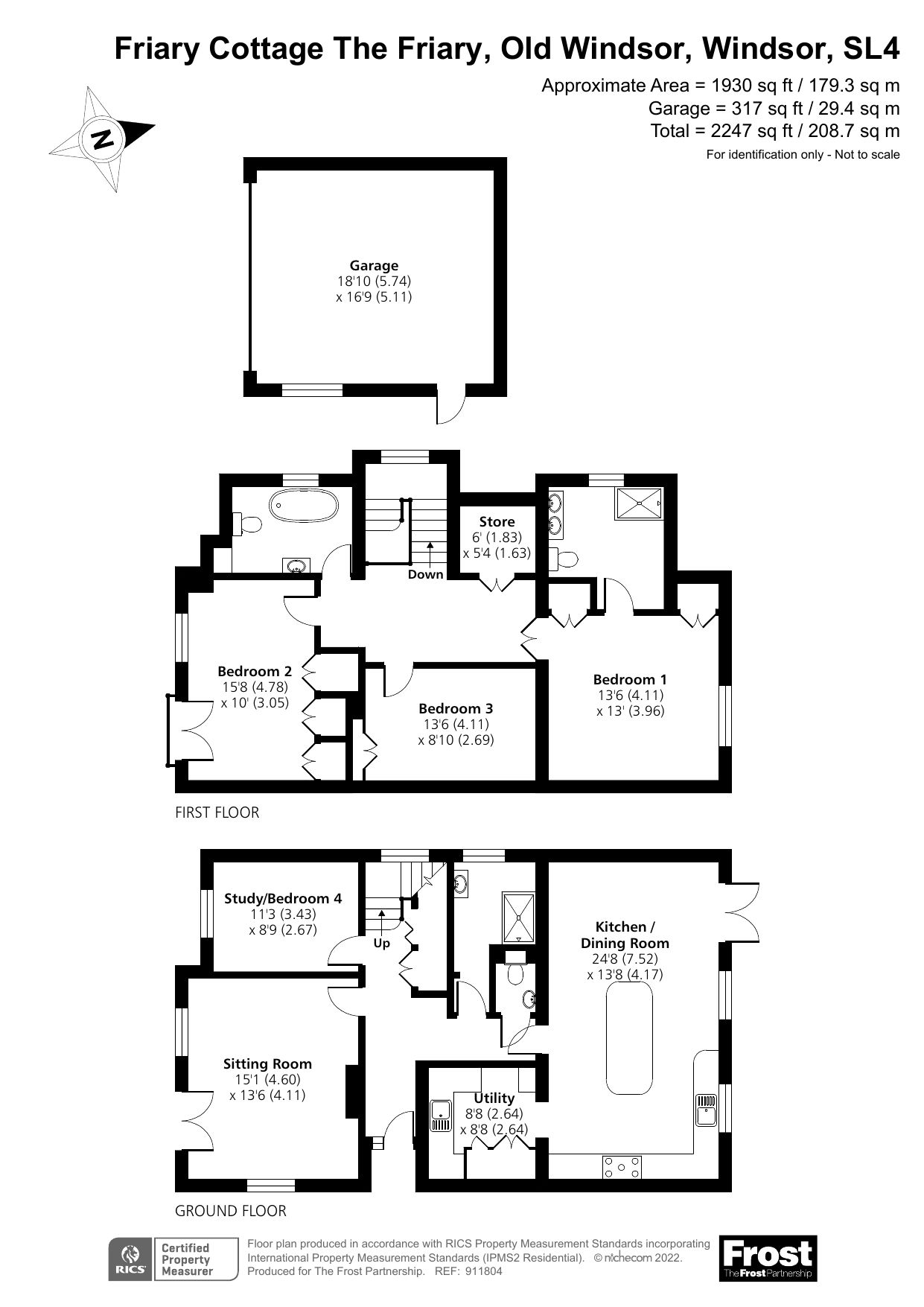 4 bed detached house for sale in The Friary, Old Windsor, Berkshire SL4