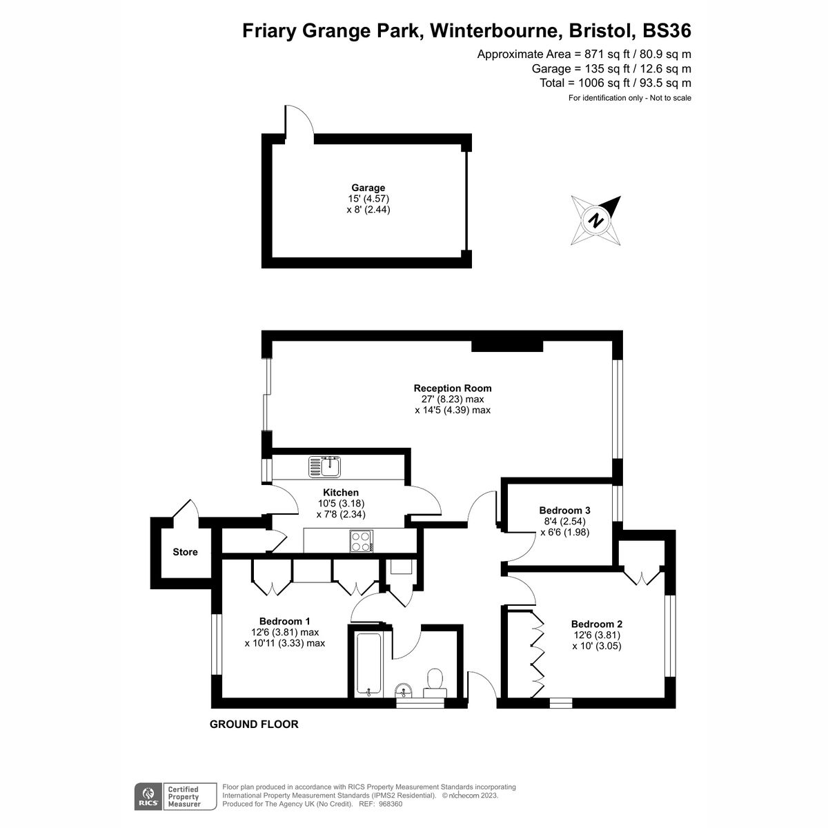 3 Bed Semi detached Bungalow For Sale In Friary Grange Park Bristol 3-bed-semi-detached-bungalow-for-sale-in-friary-grange-park-bristol