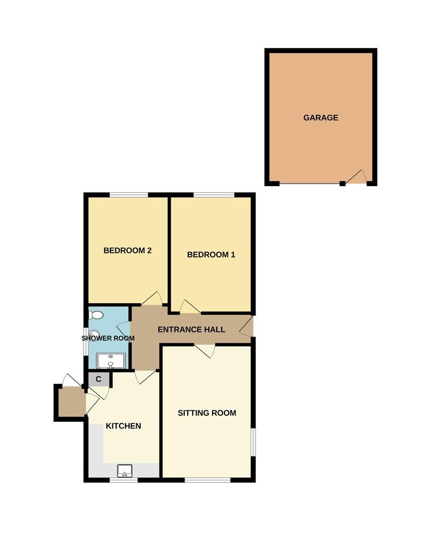 2 bed detached bungalow for sale in Anne Crescent, Barnstaple EX31 Zoopla