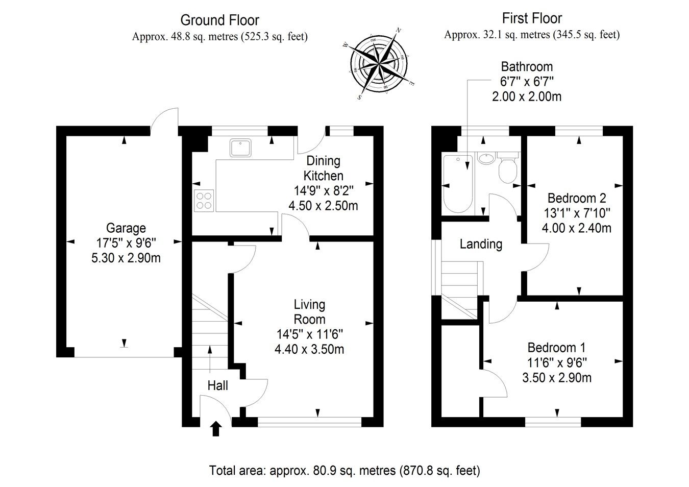 2 bed semidetached house for sale in Winram Place, St Andrews KY16