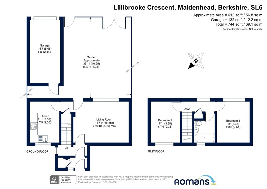 2 bed end terrace house for sale in Lillibrooke Crescent, Maidenhead