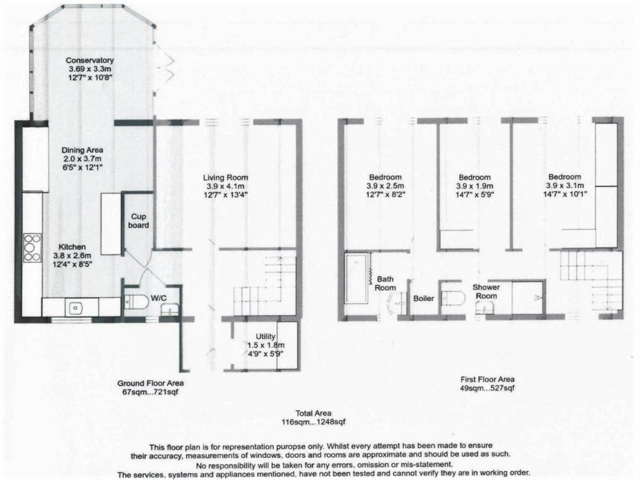 3 bed end terrace house to rent in Yardley, Great Hollands, Bracknell