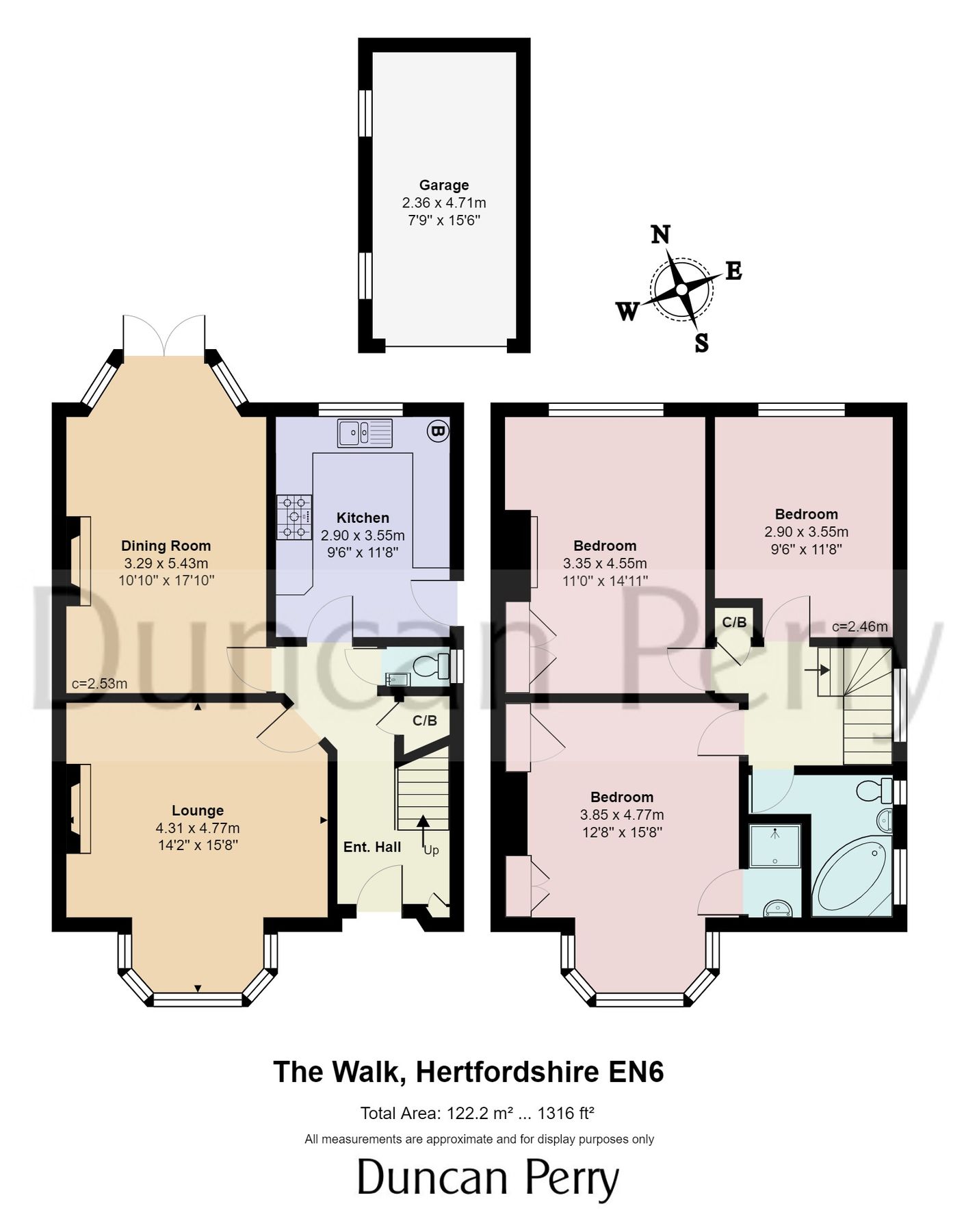 3 bed semidetached house for sale in The Walk, Potters Bar, Hertfordshire EN6 Zoopla