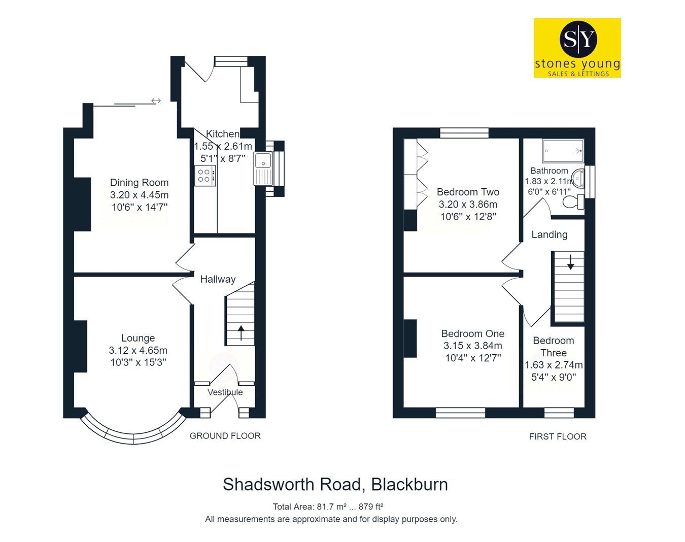 3 bed semidetached house for sale in Shadsworth Road, Blackburn BB1