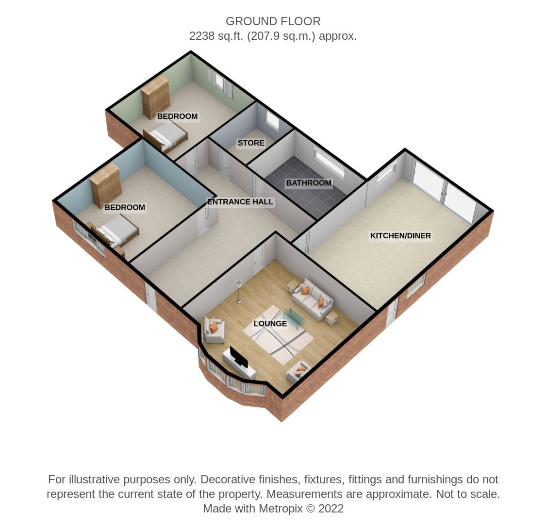 2 bed detached bungalow for sale in Plodder Lane, Farnworth, Bolton