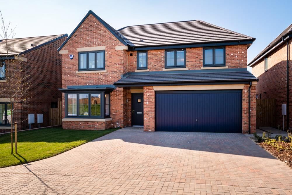 New home, 5 bed detached house for sale in "The Bayford" at Coach Lane, Hazlerigg, Newcastle