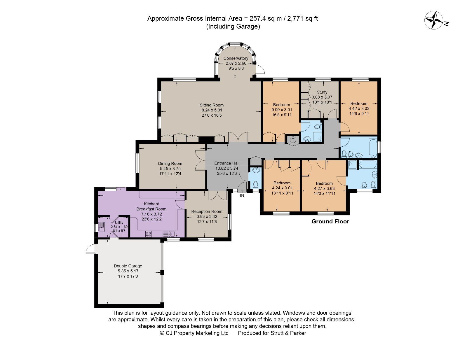 5 bed bungalow for sale in St Huberts Close, Gerrards Cross