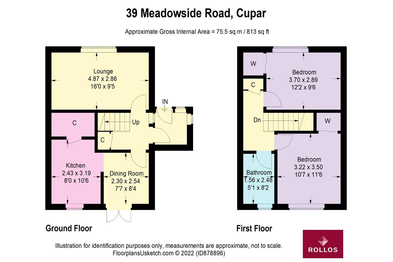 2 bed semidetached house for sale in Meadowside Road, Cupar KY15 Zoopla