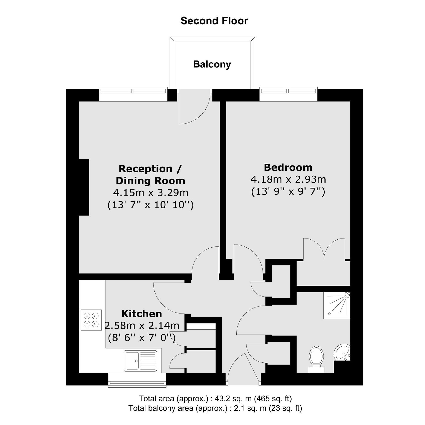 1 bed flat to rent in Holdernesse Road, London SW17 Zoopla