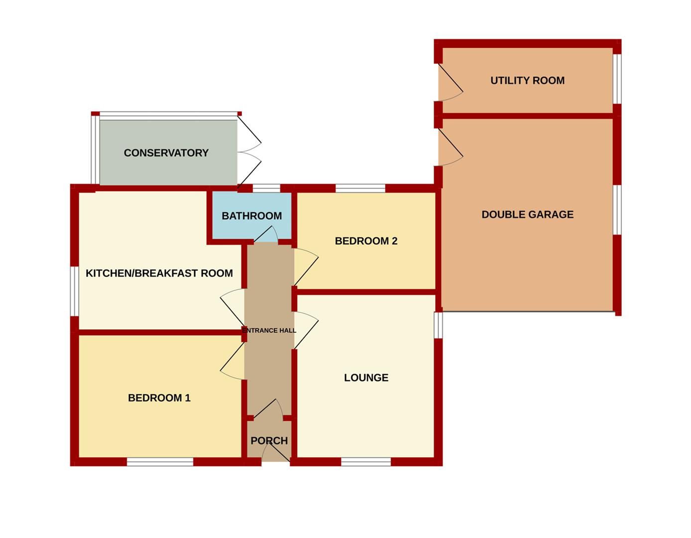 2 bed detached bungalow for sale in Whitchurch, RossOnWye HR9 Zoopla