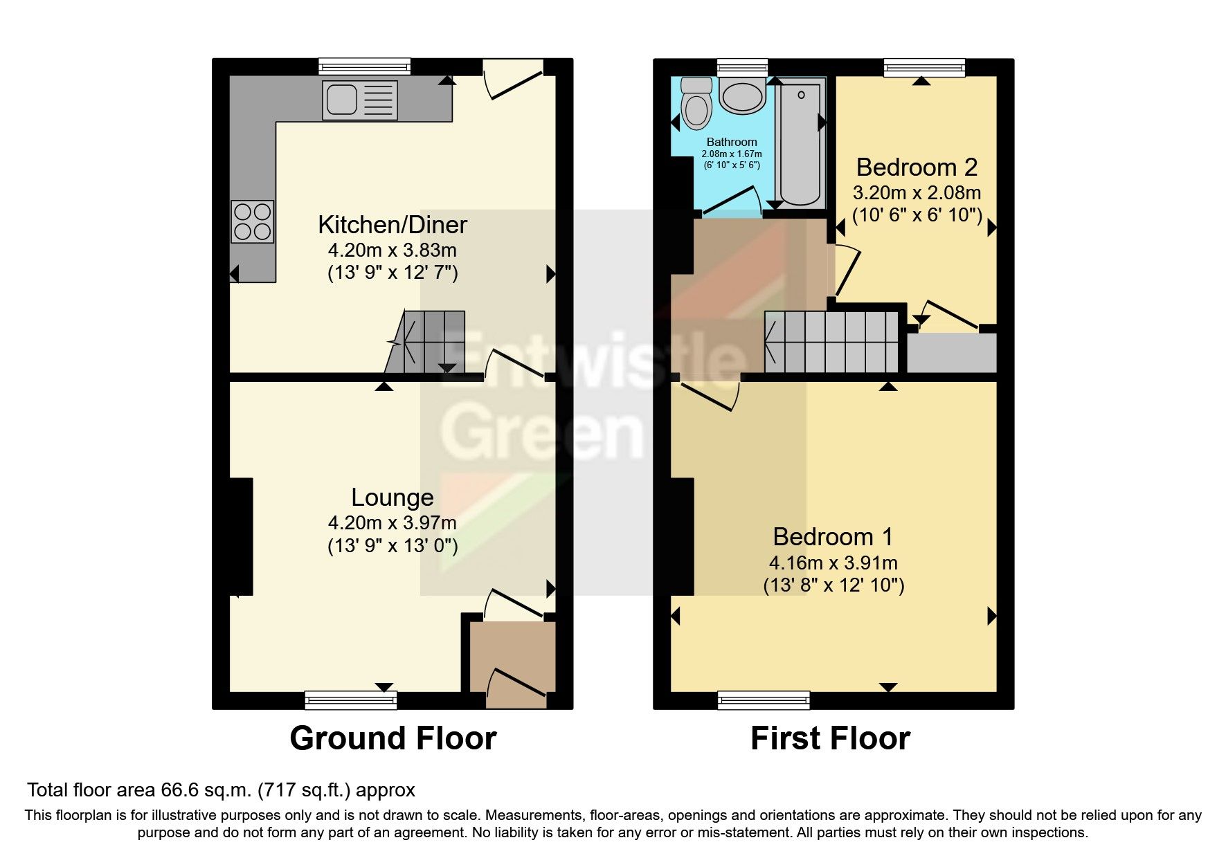 2 bed terraced house for sale in Bolton Road, Westhoughton, Bolton BL5