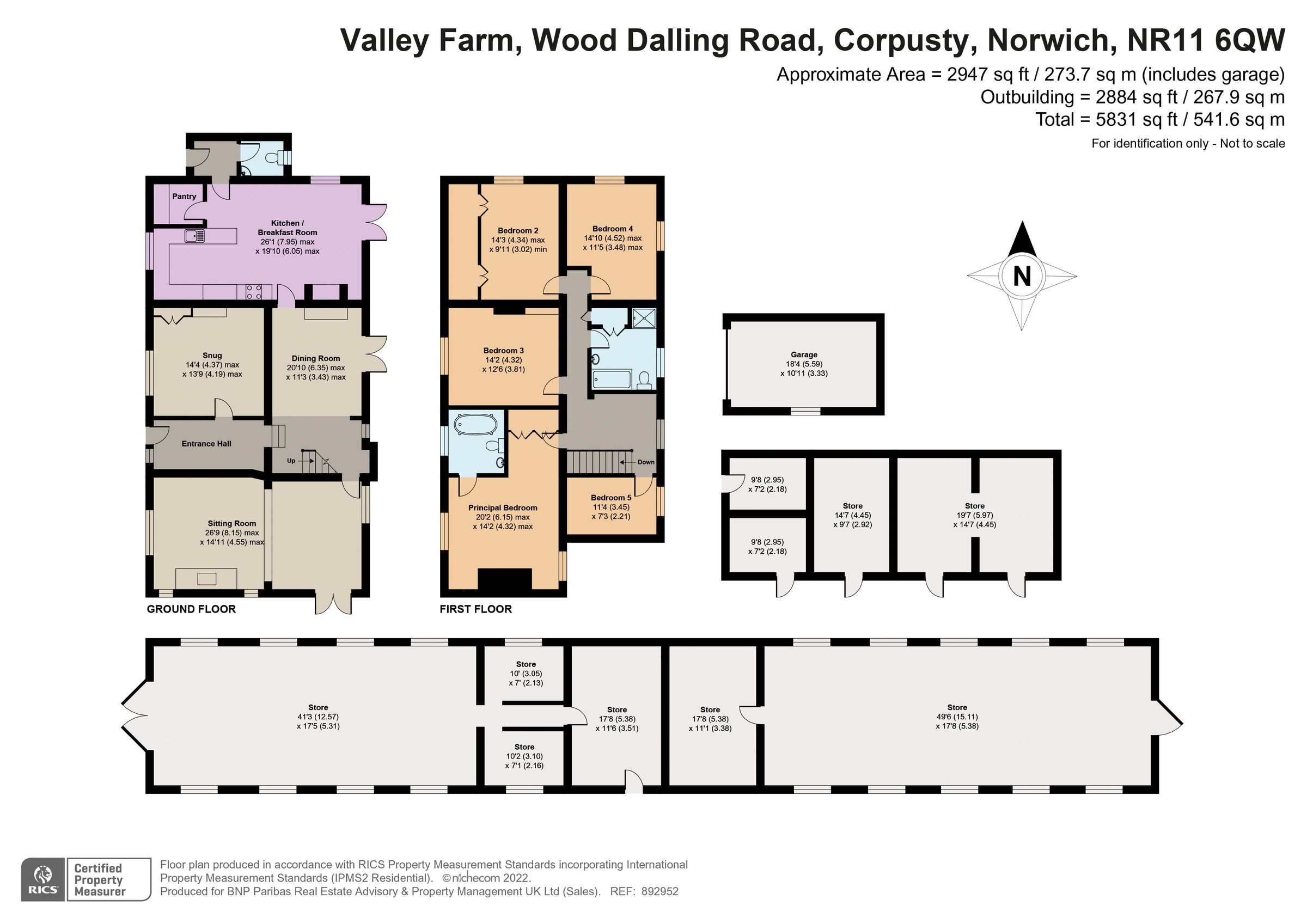 5 bed detached house for sale in Wood Dalling Road, Corpusty, Norwich