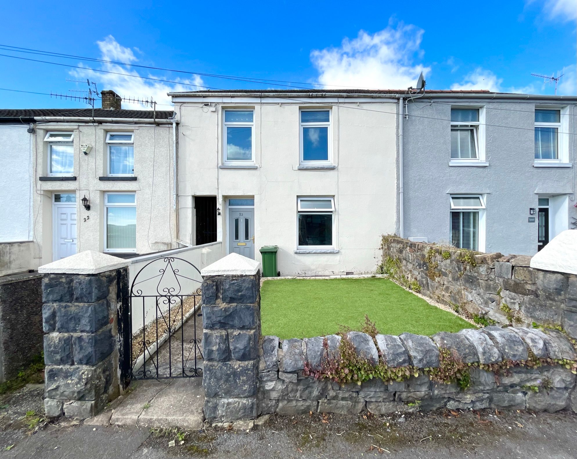 3 bed terraced house for sale in Brecon Road, Hirwaun, Aberdare, Mid