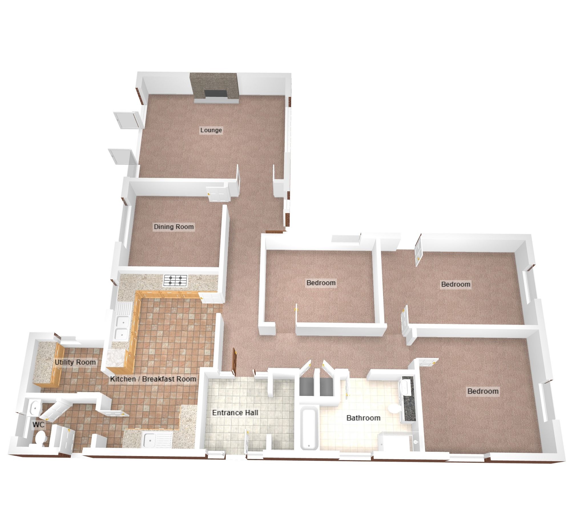 3 bed detached bungalow for sale in The Firs Bridgend Road, Llanharan