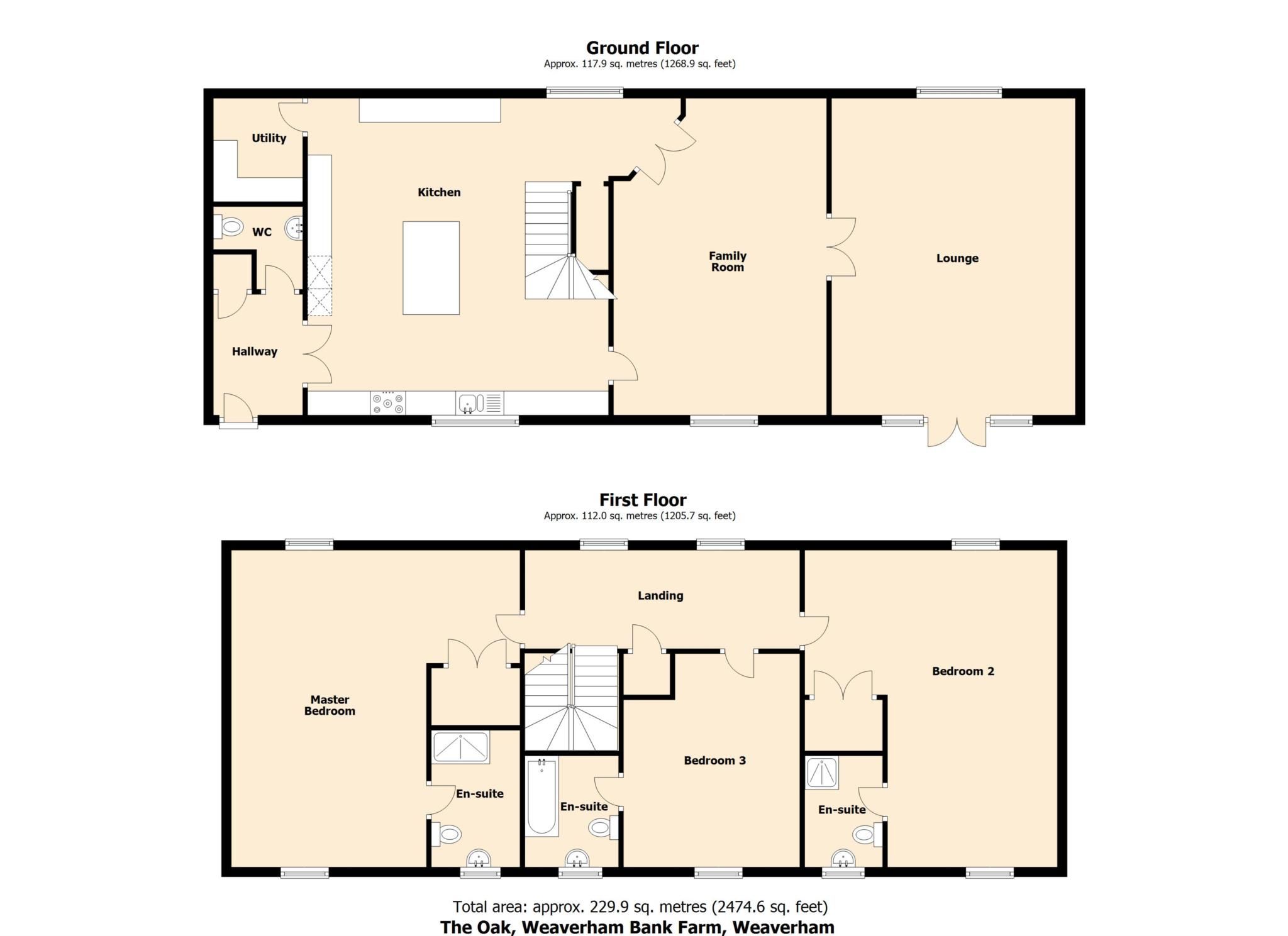 3 bed barn conversion to rent in Weaverham Bank Farm, Weaverham CW8