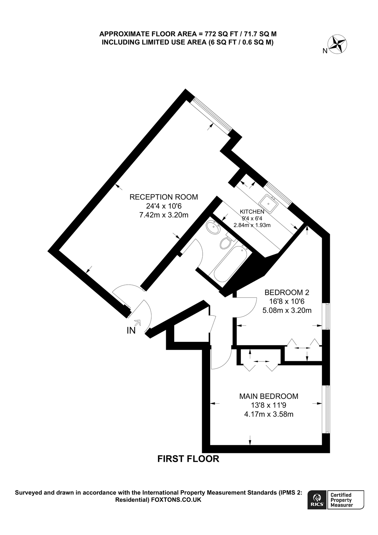 2 bed flat to rent in Denehyrst Court, York Road, Guildford GU1 Zoopla