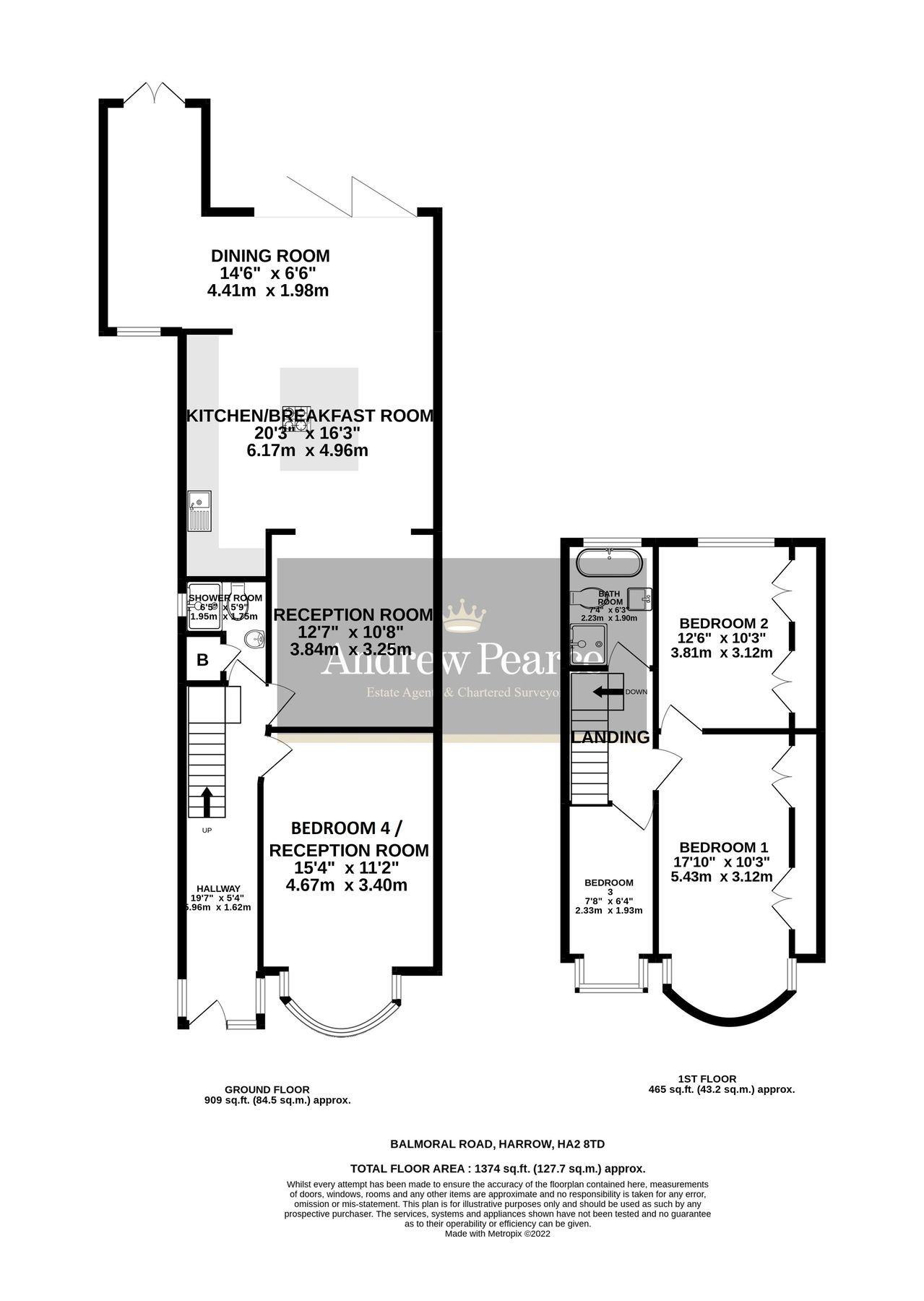 3 bed semidetached house for sale in Balmoral Road, Harrow, Middlesex