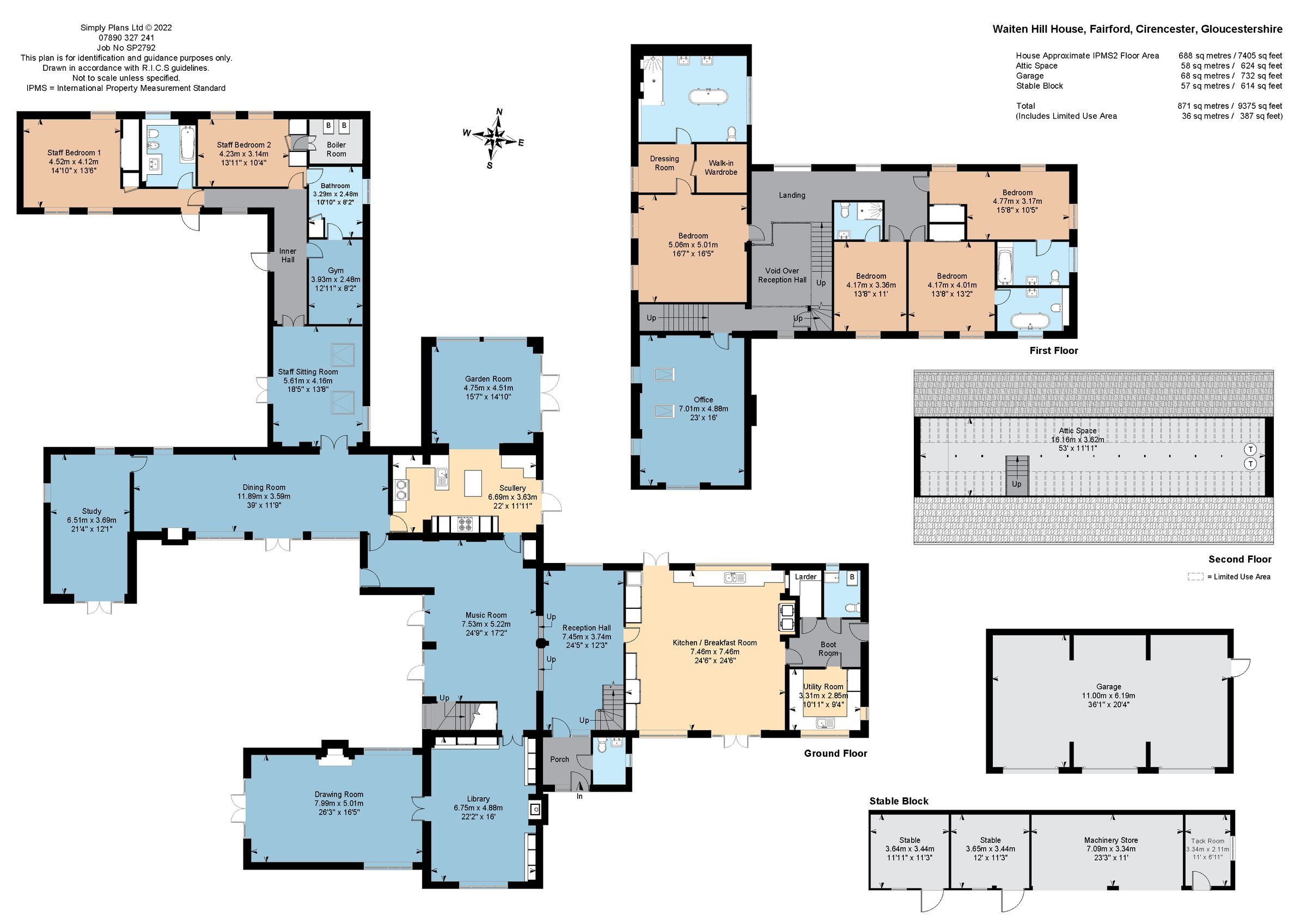 6 bed detached house for sale in Meysey Hampton, Cirencester