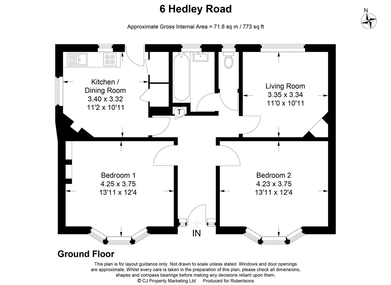 2 bed detached bungalow for sale in Hedley Road, Flackwell Heath, High