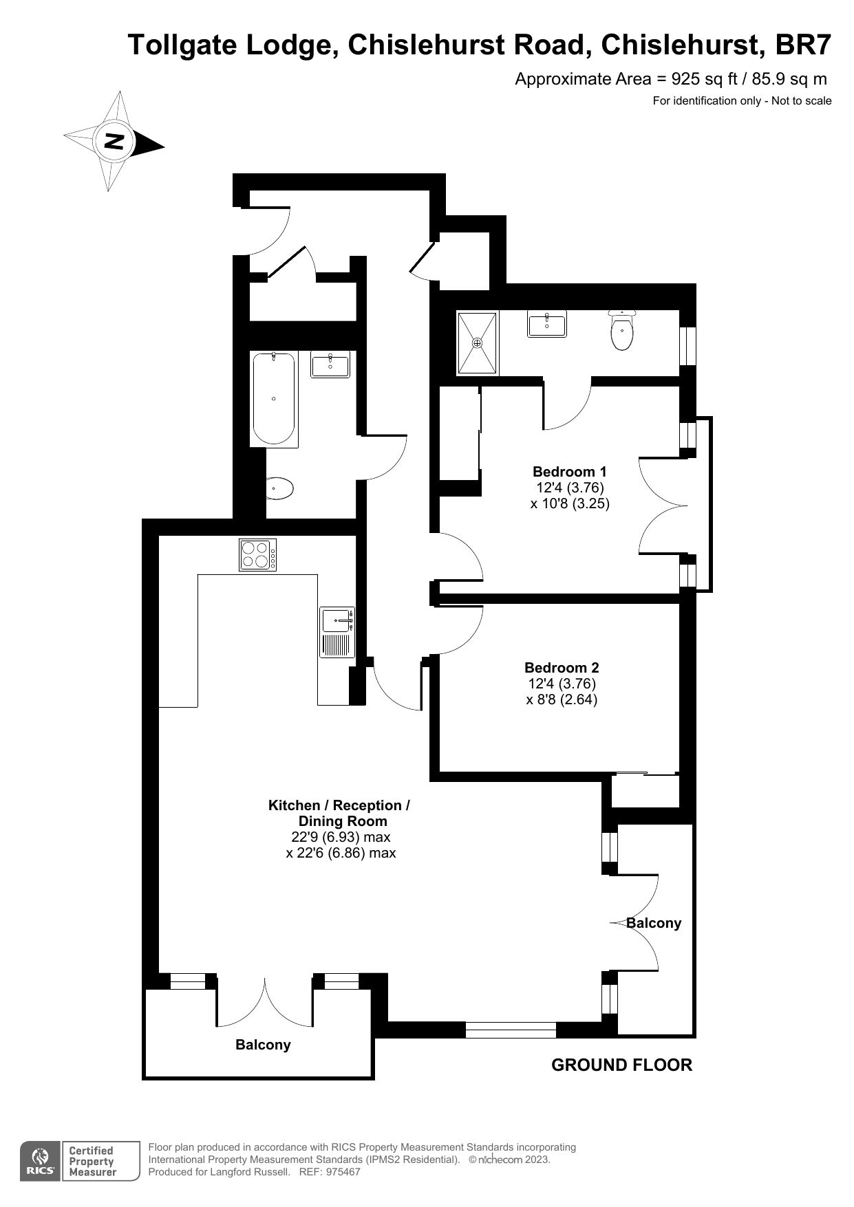 2 bed flat for sale in Chislehurst Road, Bickley, Bromley BR7 Zoopla
