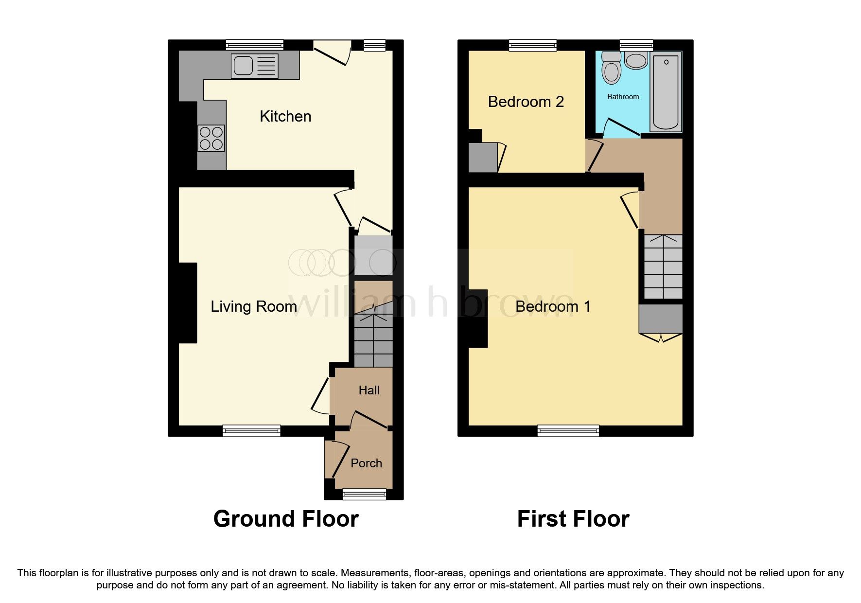 2 bed terraced house for sale in Gwyn Holme, Scarr End Lane, Dewsbury