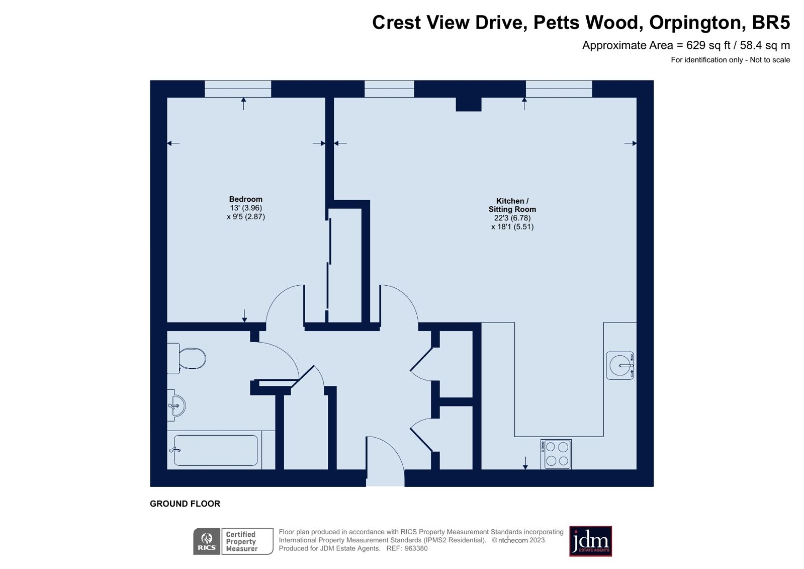 1 bed flat for sale in Crest View Drive, Petts Wood BR5 Zoopla